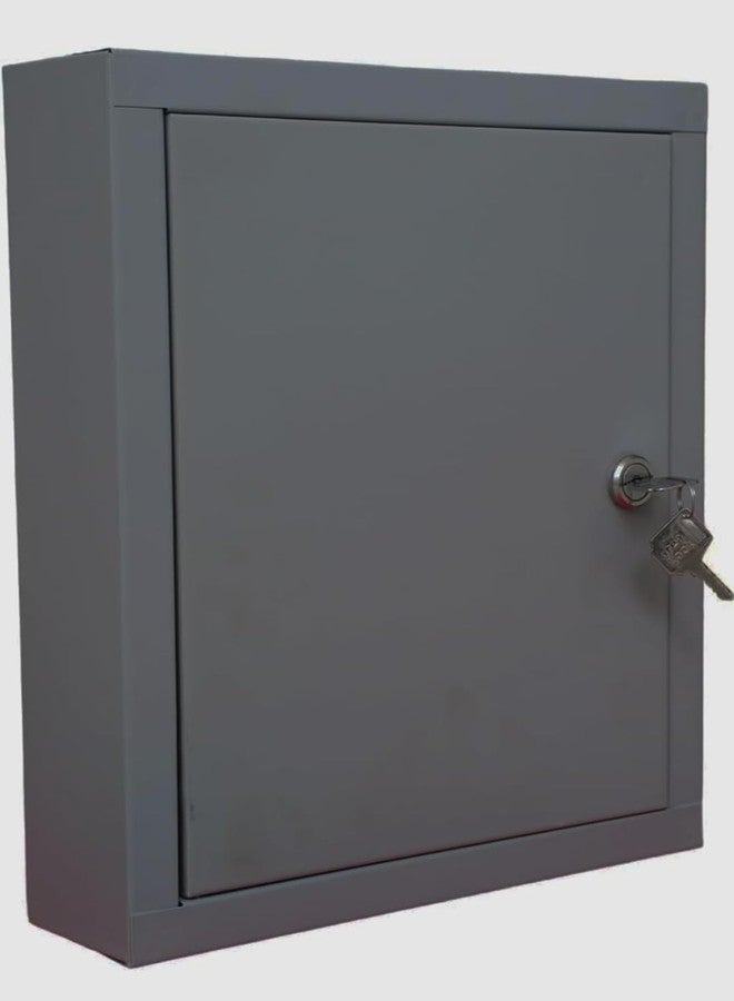 SPYLOCK Metal Keyholder Box 24 Key Wall Box Storage Key Organizer Wall Mount Key Holder for Wall Size Large 13 * 11 * 3 inch - Image 1